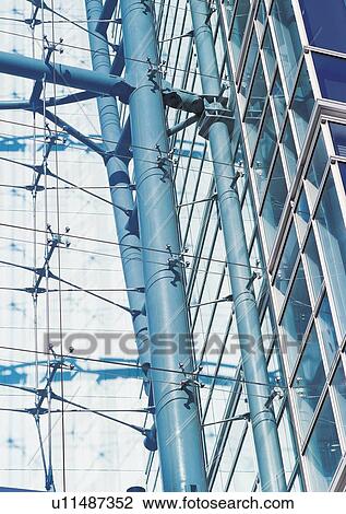 Stock Image - Building Exterior, Building Structure, Day, Edifice, Establishment, Exterior, Frame Work. Fotosearch