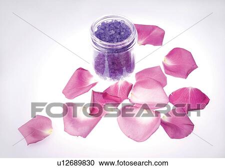 Stock Image - bath salt, beauty, beautification, accessories. Fotosearch