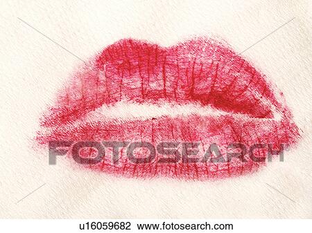 human lips, lipstick, messy, pattern View Large Photo Image Stock Image - human lips, lipstick, messy, pattern. Fotosearch