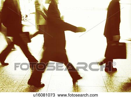 Stock Image - Blurred, Briefcase, Carrying, Day, Dress Shoes. Fotosearch