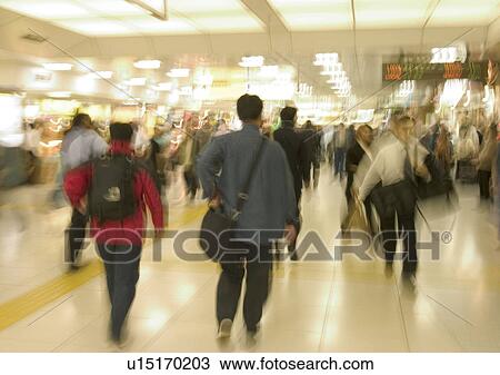 Walking, Blurred, Indoor View Large Photo Image Stock Image - Walking, Blurred, Indoor. Fotosearch