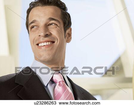 Businessman smiling (portrait) View Large Photo Image Stock Image - Businessman smiling (portrait). Fotosearch