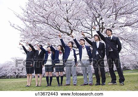 Students and New Business People Lining Up, Front View, Low Angle View, Full Length View Large Photo Image Stock Image - Students and New Business People Lining Up, Front View, Low Angle View, Full Length. Fotosearch