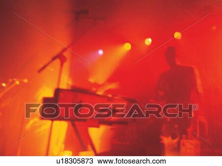 Stock Image - High Contrast, Indoor, One Object, One Person. Fotosearch