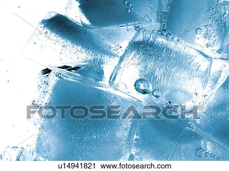 Stock Image - blocks, bubbles, close-up. Fotosearch