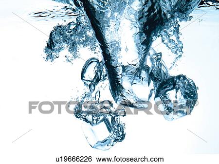 Stock Photograph - bubbles, close-up, cube. Fotosearch