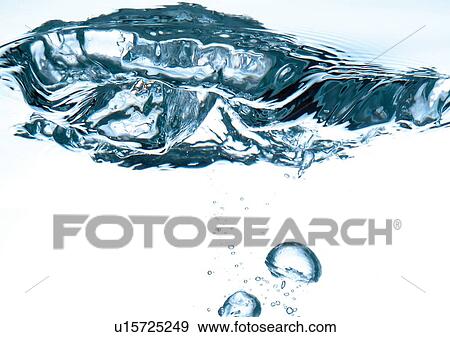 Stock Photo - bubbles, close-up, dipped. Fotosearch