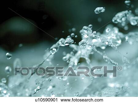 Stock Image - bubbles, close-up, disturbance. Fotosearch