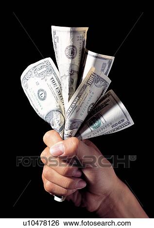 Stock Photograph - Group Of Objects, One Person, Business. Fotosearch