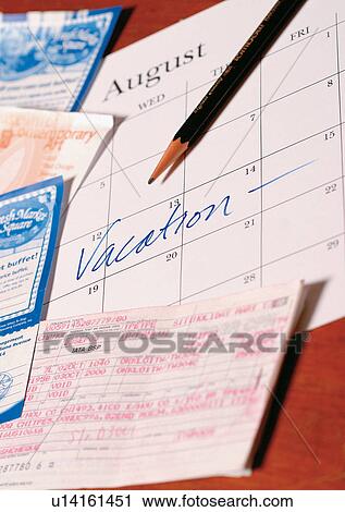 Stock Image - Outdoor, Calendar. Fotosearch