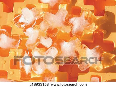 Stock Photo - Outdoor, Ice Cubes. Fotosearch