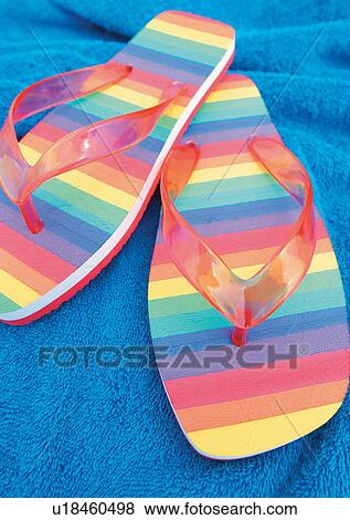 Stock Photo - Outdoor, Slippers. Fotosearch