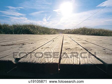 Stock Image - Outdoor, Wooden. Fotosearch