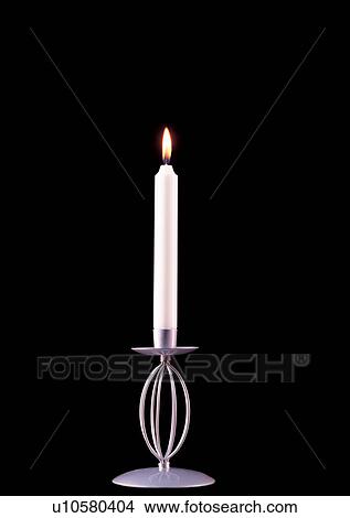 Picture - Black Background, Burning, Candlelight, Illuminated. Fotosearch