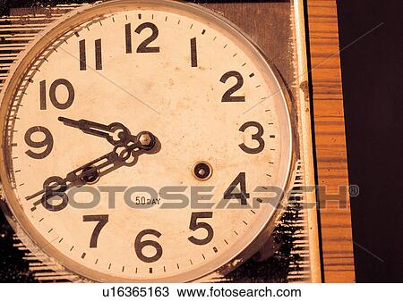 Stock Image - Black, Hour Hand, Circle, Antique. Fotosearch