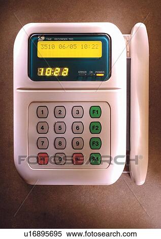 Stock Photography - Digital Display, Directly Above, Electronic, Gadget. Fotosearch