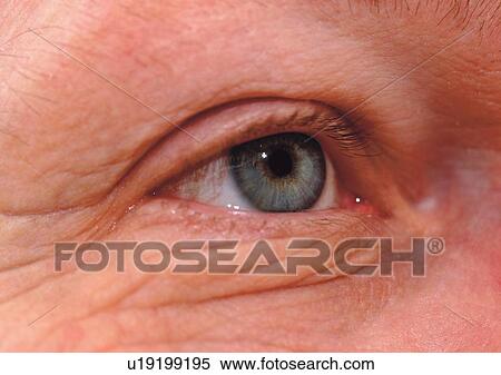 Stock Photography - Extreme Close-Up, Human Face. Fotosearch