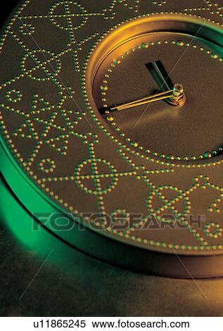 Stock Photography - Golden, Hour Hand, Indoor, Minute Hand. Fotosearch