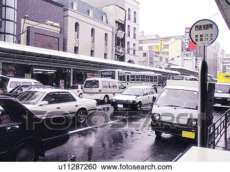 Building Exterior, Car, Crowded, Day, Driving View Large Photo Image Stock Image - Building Exterior, Car, Crowded, Day, Driving. Fotosearch