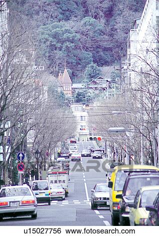 Stock Photograph - Building Exterior, Day, Car, Arrow. Fotosearch