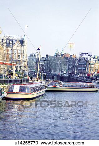 Stock Image - Building Exterior, Day, Flag, Mode Of Transport. Fotosearch