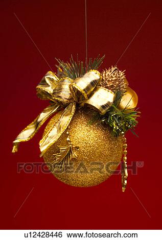 Stock Photograph - Christmas Décor, Celebrations, Décor, Christmas, Christmas Decoration, Christmas Ornament, Close-Up. Fotosearch