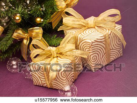 Stock Photograph - Christmas Décor, Celebrations, Décor, Bow, Christmas, Christmas Decoration, Christmas Ornament. Fotosearch