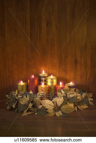 Christmas Décor, Celebrations, Décor, Burning, Candle, Christmas, Christmas Decoration View Large Photo Image Stock Photography - Christmas Décor, Celebrations, Décor, Burning, Candle, Christmas, Christmas Decoration. Fotosearch