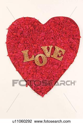 Stock Image - Love Tokens, Alphabet, Backgrounds, Capital Letter, Close-Up. Fotosearch
