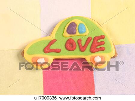 Stock Photograph - Love Tokens, Alphabet, Candy, Close-Up, Design. Fotosearch