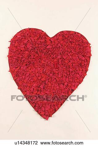 Stock Image - Love Tokens, Backgrounds, Close-Up, Heart Shape, Indoor. Fotosearch