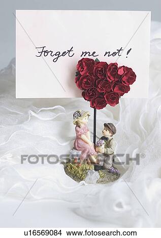 Picture - Love Tokens, Romance, Alphabet, Close-Up, Figurine. Fotosearch