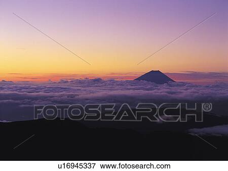 Stock Photo - Nature's Beauty, Cloud, Dusk, Hill, Horizon Over Land. Fotosearch