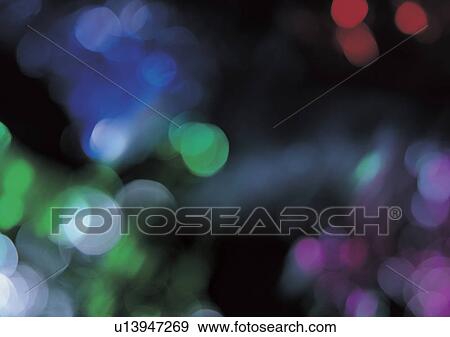 Stock Photo - Close-Up, Defocused, Illuminated, Night. Fotosearch