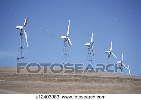 Stock Image - A Windmill And The Sky. Fotosearch