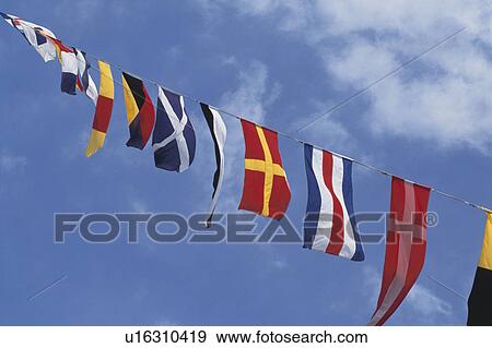 Stock Photo - The Flags Of All Nations. Fotosearch