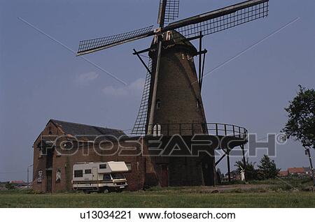 Windmill View Large Photo Image Stock Image - Windmill. Fotosearch