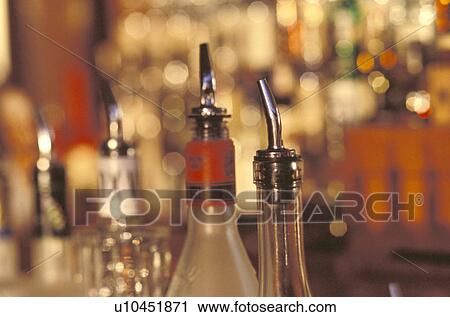Bottles of Liquor at a Bar View Large Photo Image Stock Image - Bottles of Liquor at a Bar. Fotosearch