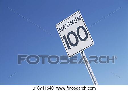 Stock Image - A Sign And The Sky. Fotosearch