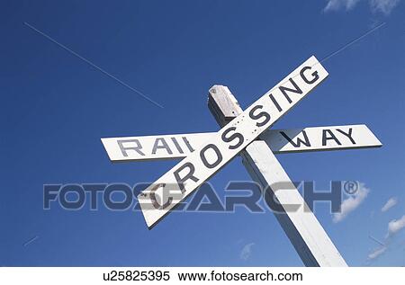 Stock Photography - A Sign And The Sky. Fotosearch