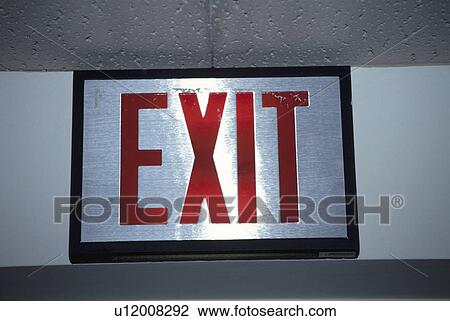 Exit View Large Photo Image Stock Image - Exit. Fotosearch
