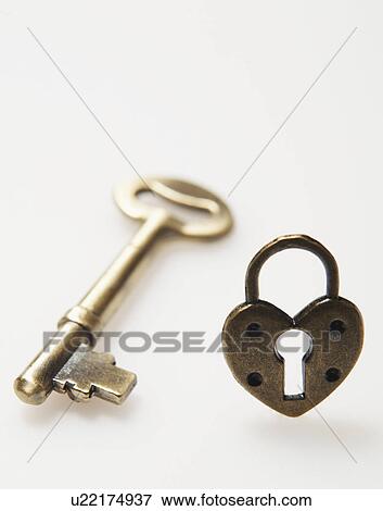 Stock Photo - House Key and Lock. Fotosearch