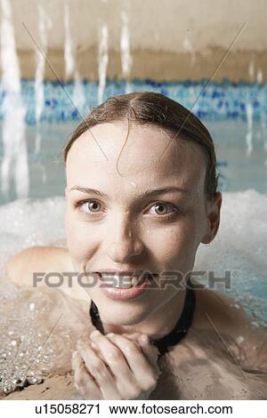 Young woman in spa View Large Photo Image Stock Image - Young woman in spa. Fotosearch