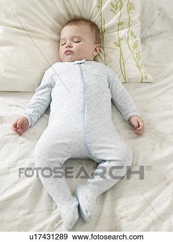 Baby Boy Sleeping View Large Photo Image Stock Photo - Baby Boy Sleeping. Fotosearch
