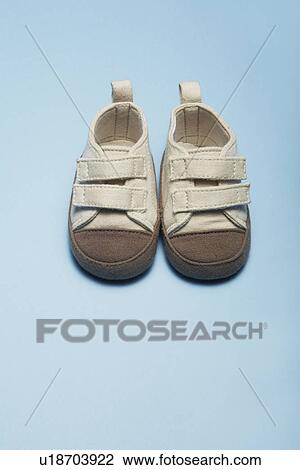 Pair of Baby Sneakers View Large Photo Image Stock Image - Pair of Baby Sneakers. Fotosearch