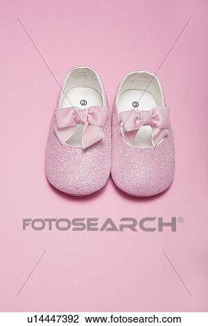 Pink Baby Shoes View Large Photo Image Stock Image - Pink Baby Shoes. Fotosearch