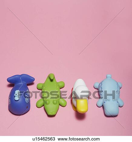 Stock Image - Plastic Toy Animals. Fotosearch