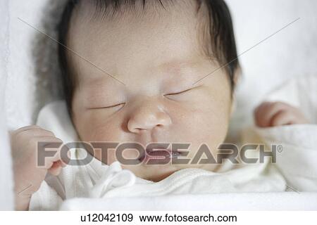 Stock Photo - The Baby Who Sleeps. Fotosearch