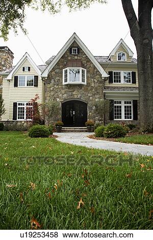 Road leading to house, Chatham, New Jersey, USA View Large Photo Image Stock Photo - Road leading to house, Chatham, New Jersey, USA. Fotosearch