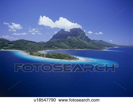 Bora Bora Island View Large Photo Image Stock Image - Bora Bora Island. Fotosearch